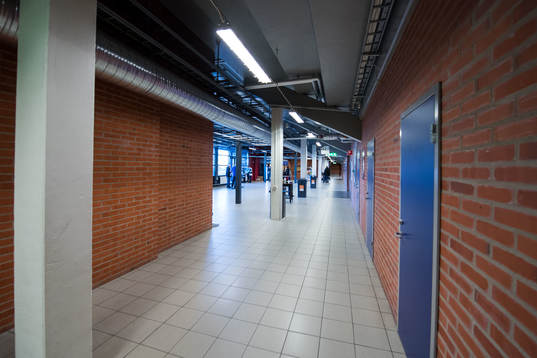 Korridor i Löfbergs Arena