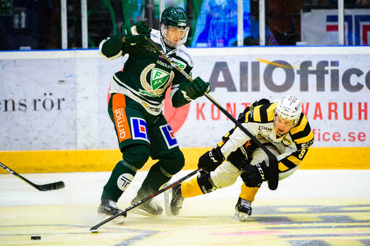 Färjestads Johan Ivarsson och Skellefteås Tim Söderlund
