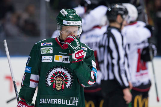 Frölundas Mats Rosseli Olsen deppar