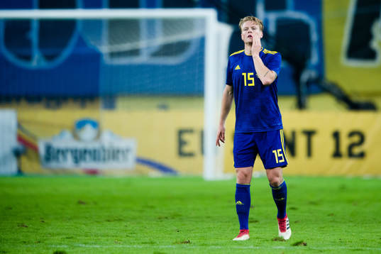 Sveriges Oscar Hiljemark deppar