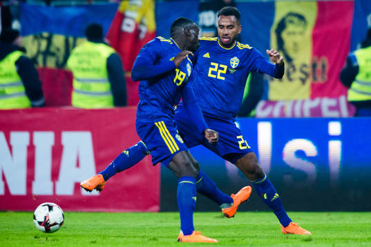 Sveriges Ken Sema och Isaac Kiese Thelin