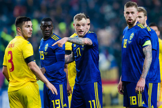 Rumäniens Alin Tosca, Sveriges Ken Sema , John Guidetti