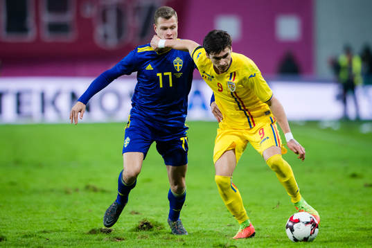 Sveriges Viktor Claesson och Rumäniens Dorin Rotariu