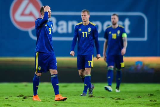 Sveriges Marcus Berg deppar