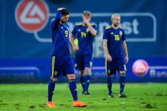 Sveriges Marcus Berg deppar