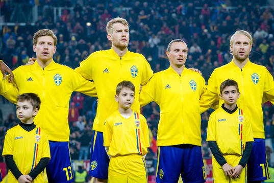 Sveriges Alexander Fransson , Filip Helander, Niklas Hult