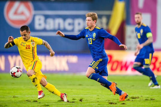 Rumäniens Alexandru Mitrita och Sveriges Alexander Fransson