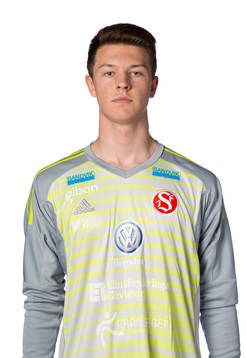 Sandvikens målvakt Elias Lindgren