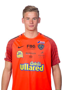 Falkenbergs målvakt Johan Brattberg