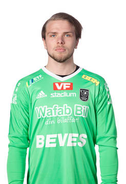 Carlstads målvakt Tobias Johansson