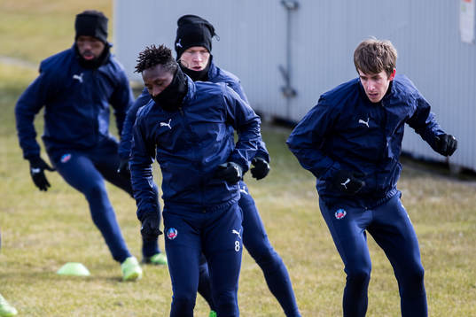 Helsingborgs Mamudo Moro och Adam Eriksson