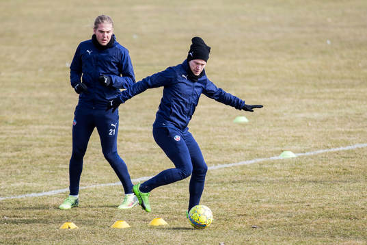 Helsingborgs Charlie Weberg och Andreas Landgren