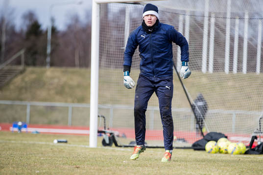 Helsingborgs målvakt Kalle Joelsson