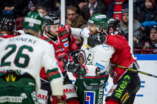 Frölundas Joel Lundqvist i bråk med Malmö Redhawks Kim
