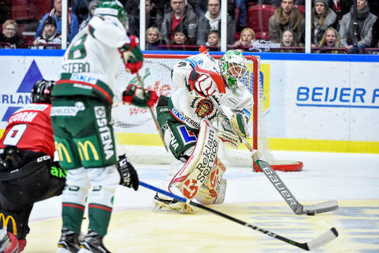 Frölundas målvakt Johan Gustafsson
