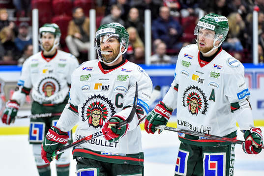 Frölundas Joel Lundqvist och John Nyberg deppar