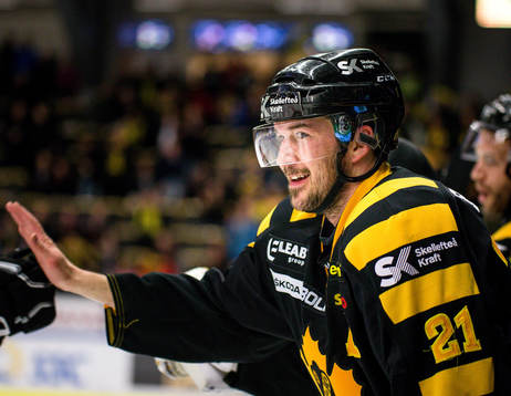 Skellefteås Jimmie Ericsson jublar