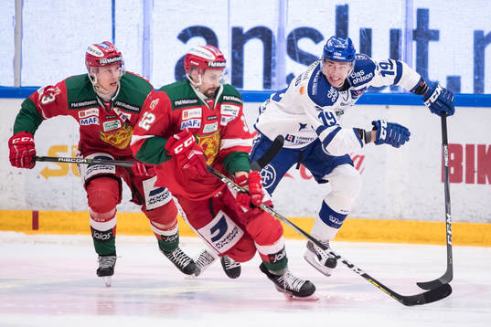 Moras Emil Bejmo och Daniel Grillfors och Leksands Tobias