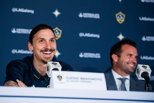 Zlatan Ibrahimovic och Chris Klein