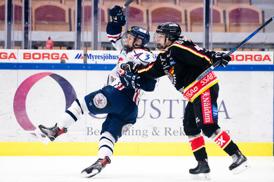 Luleås Nathalie Ferno och Linköpings Ingrid Morset