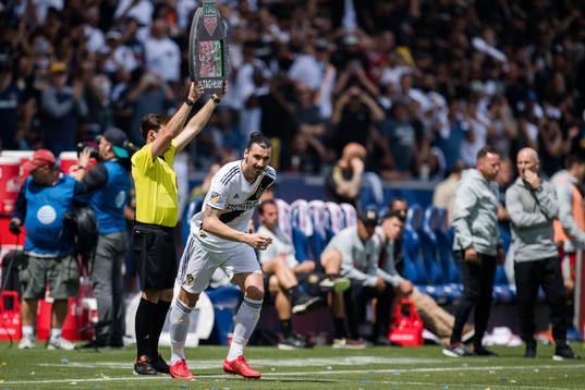 LA Galaxys Zlatan Ibrahimovic