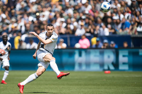 LA Galaxys Zlatan Ibrahimovic gör 3-3
