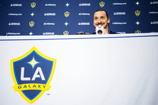 LA Galaxys Zlatan Ibrahimovic