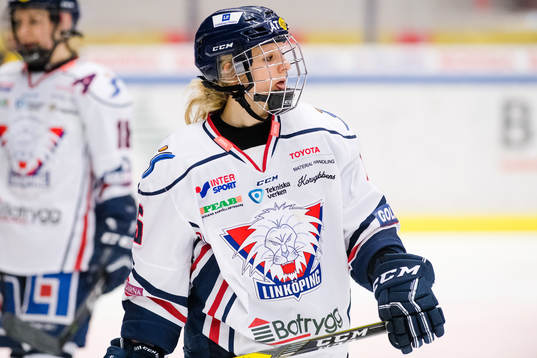 Linköpings Lara Stalder  deppar
