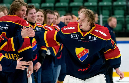 Djurgårdens målvakt Olof Lindbom