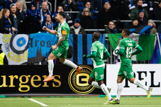Hammarbys Jiloan Hamad jublar