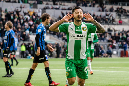 Hammarbys Jiloan Hamad jublar
