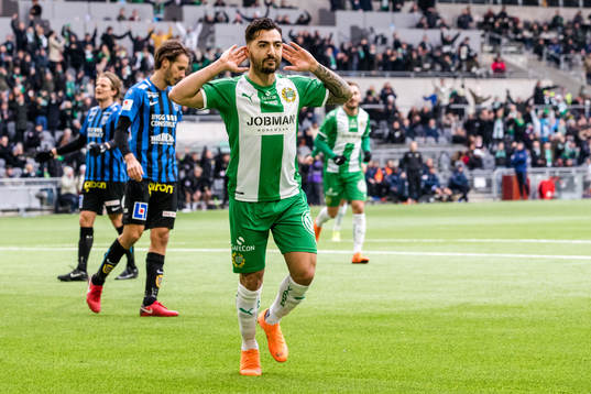 Hammarbys Jiloan Hamad jublar