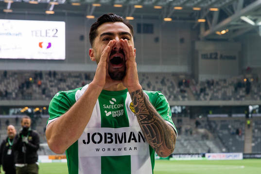 Hammarbys Jiloan Hamad jublar