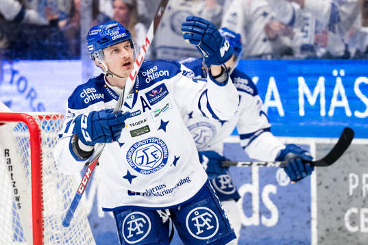 i180401  Leksands Martin Karlsson jublar