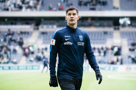 Sirius Mauricio Albornoz innan fotbollsmatchen i