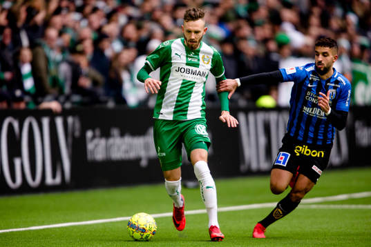 Hammarbys Simon Sandberg och Sirius Omar Eddahri