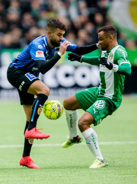Sirius Omar Eddahri och Hammarbys Serge-Junior Martinsson
