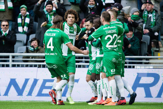 Hammarbys Jiloan Hamad jublar