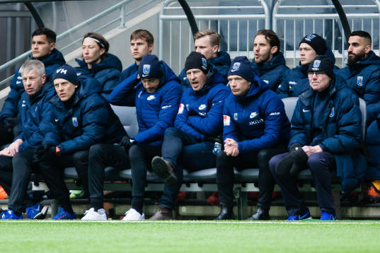 Sirius tränare Kim Bergstrand och tränare Thomas