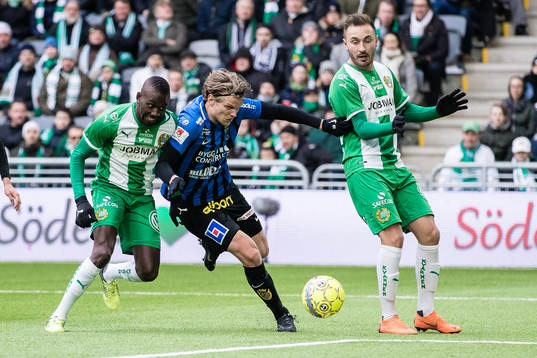 Hammarbys Pa Amat Dibba och Sirius Tim Björkström