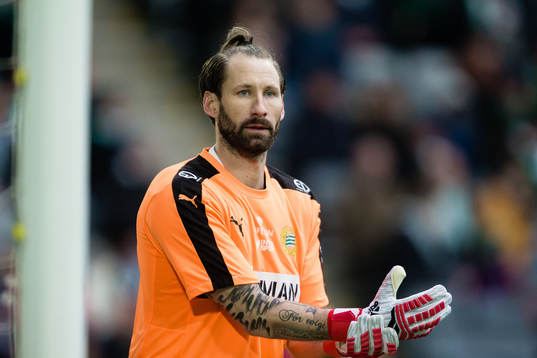 Hammarbys målvakt Johan Wiland