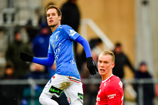 Trelleborgs Zoran Jovanovic och IFK Göteborgs målvakt