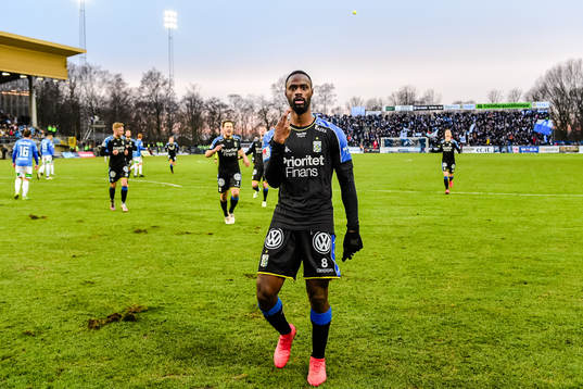 IFK Göteborgs Vajebah Kaliefah Sakor jublar