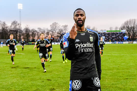 IFK Göteborgs Vajebah Kaliefah Sakor jublar