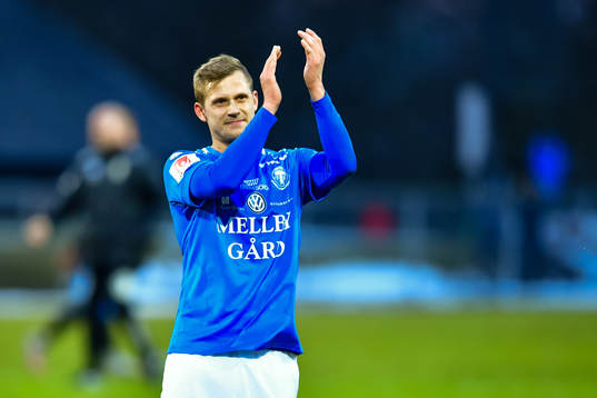 Trelleborgs Erik Andersson tackar publiken