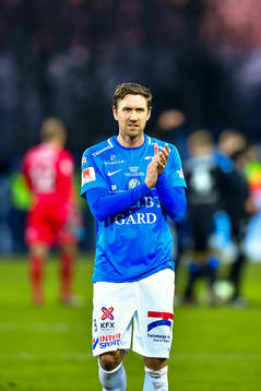 Trelleborgs Marcus Pode  tackar publiken