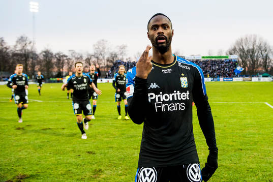 IFK Göteborgs Vajebah Kaliefah Sakor jublar