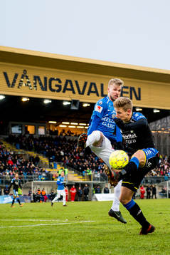 Trelleborgs Robin Nilsson och IFK Göteborgs Sebastian