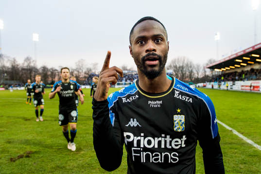 IFK Göteborgs Vajebah Kaliefah Sakor jublar