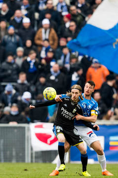 IFK Göteborgs Elias Mar Omarsson och Trelleborgs Alexander